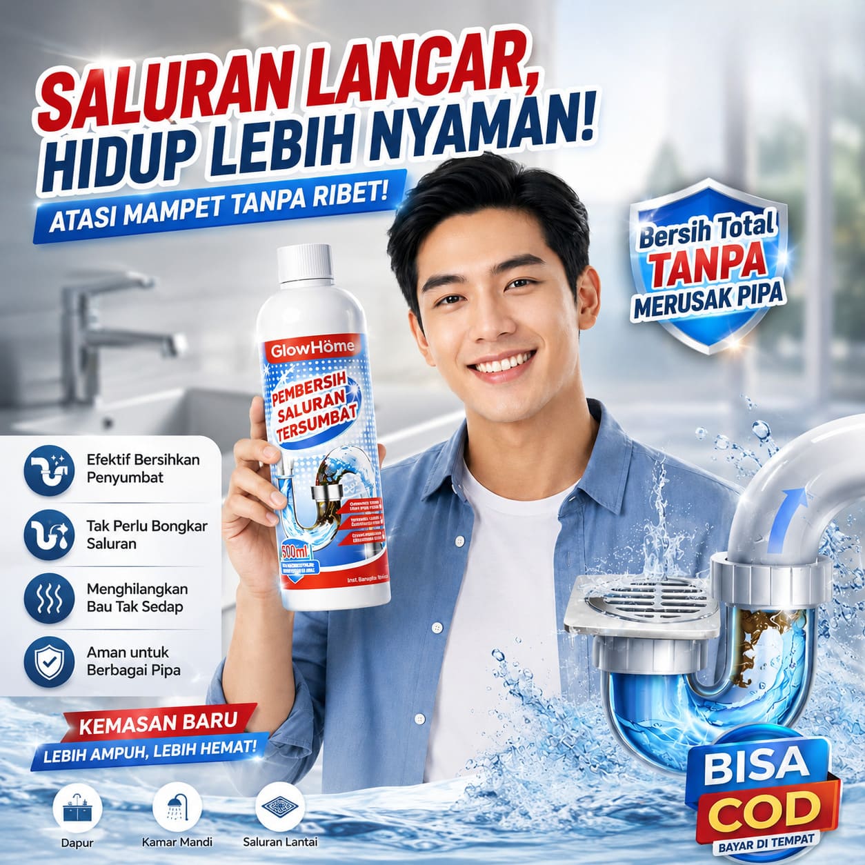 Pembersih Saluran Tersumbat